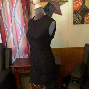 Elegant Black Lace Dress